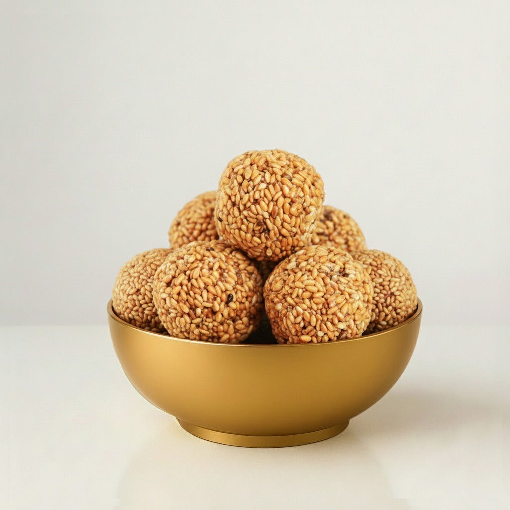 Sesame Candy Ball. White (100 GM)